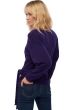 Kasjmier dames kasjmier pullover met v hals antalya deep purple 3xl