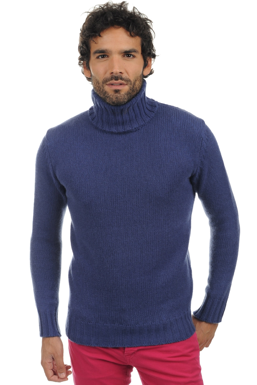 Achille in kasjmier heren - mannenblauw - Mahogany