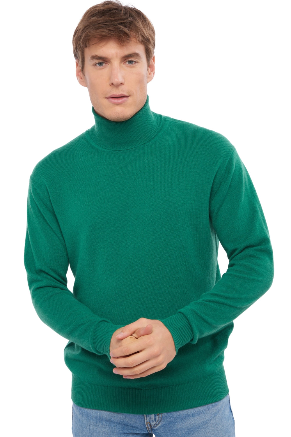 Edgar in kasjmier heren - Engels groen - Mahogany