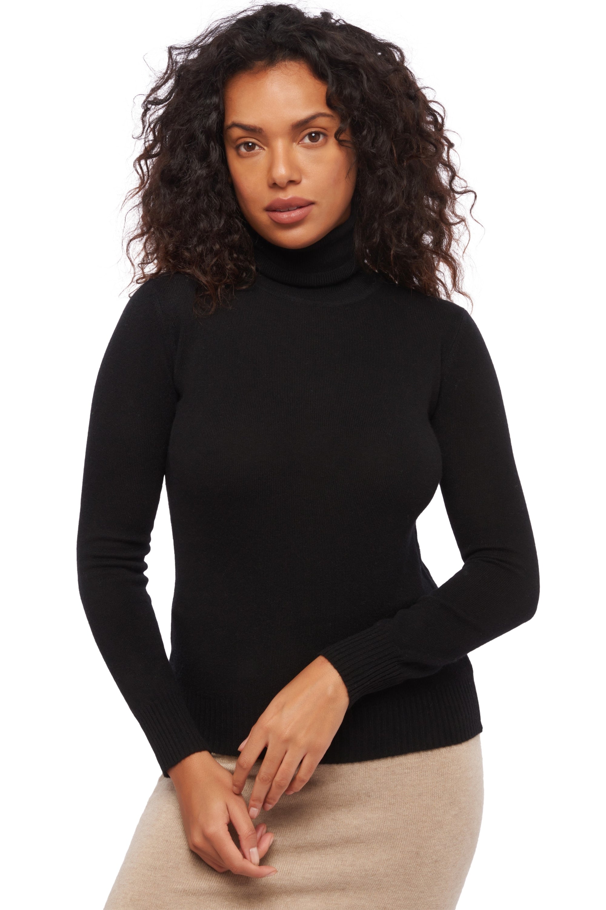 Lili in kasjmier dames - zwart - Mahogany