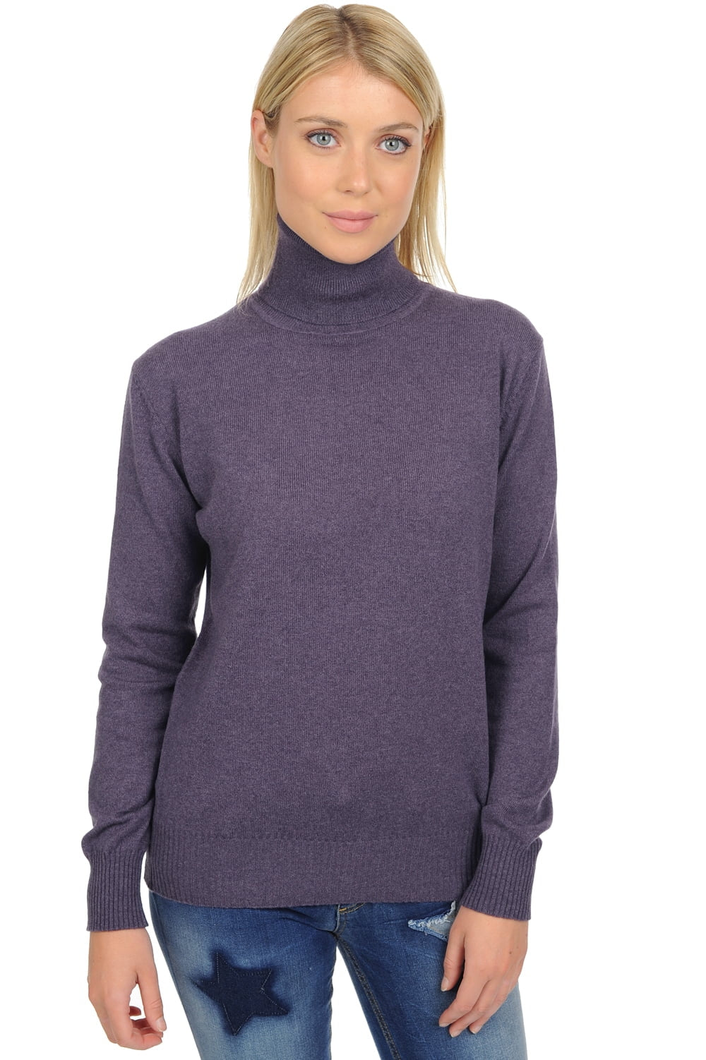 Lili in kasjmier dames - braam - Mahogany
