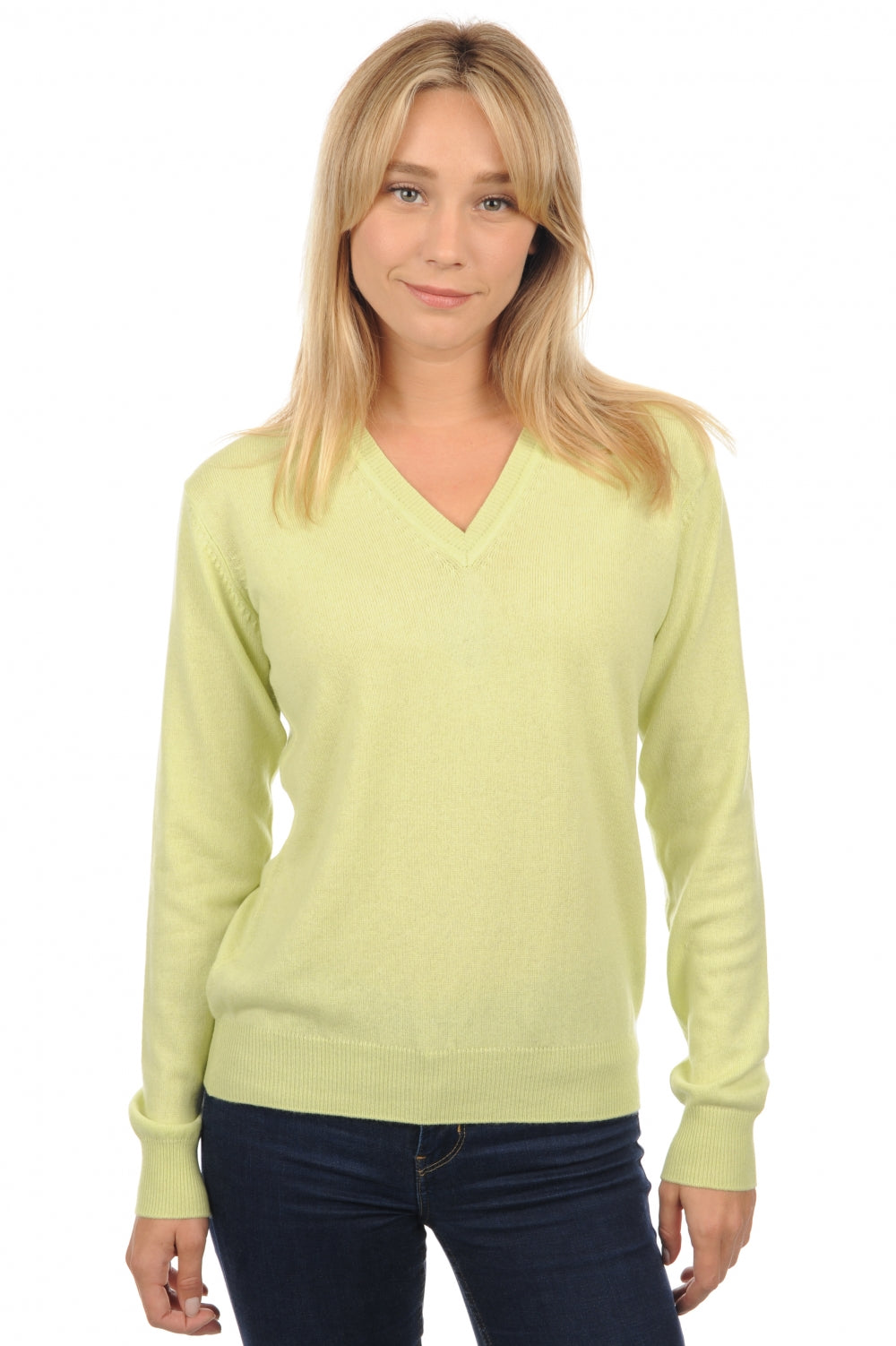 Faustine in kasjmier dames - lichtgroen - Mahogany