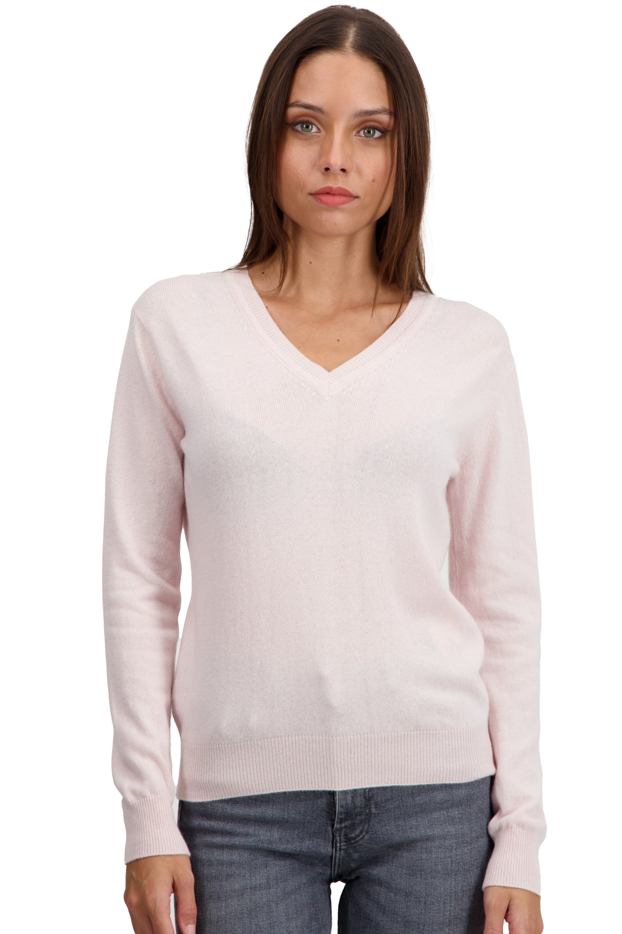 Faustine in kasjmier dames - lichtroze - Mahogany