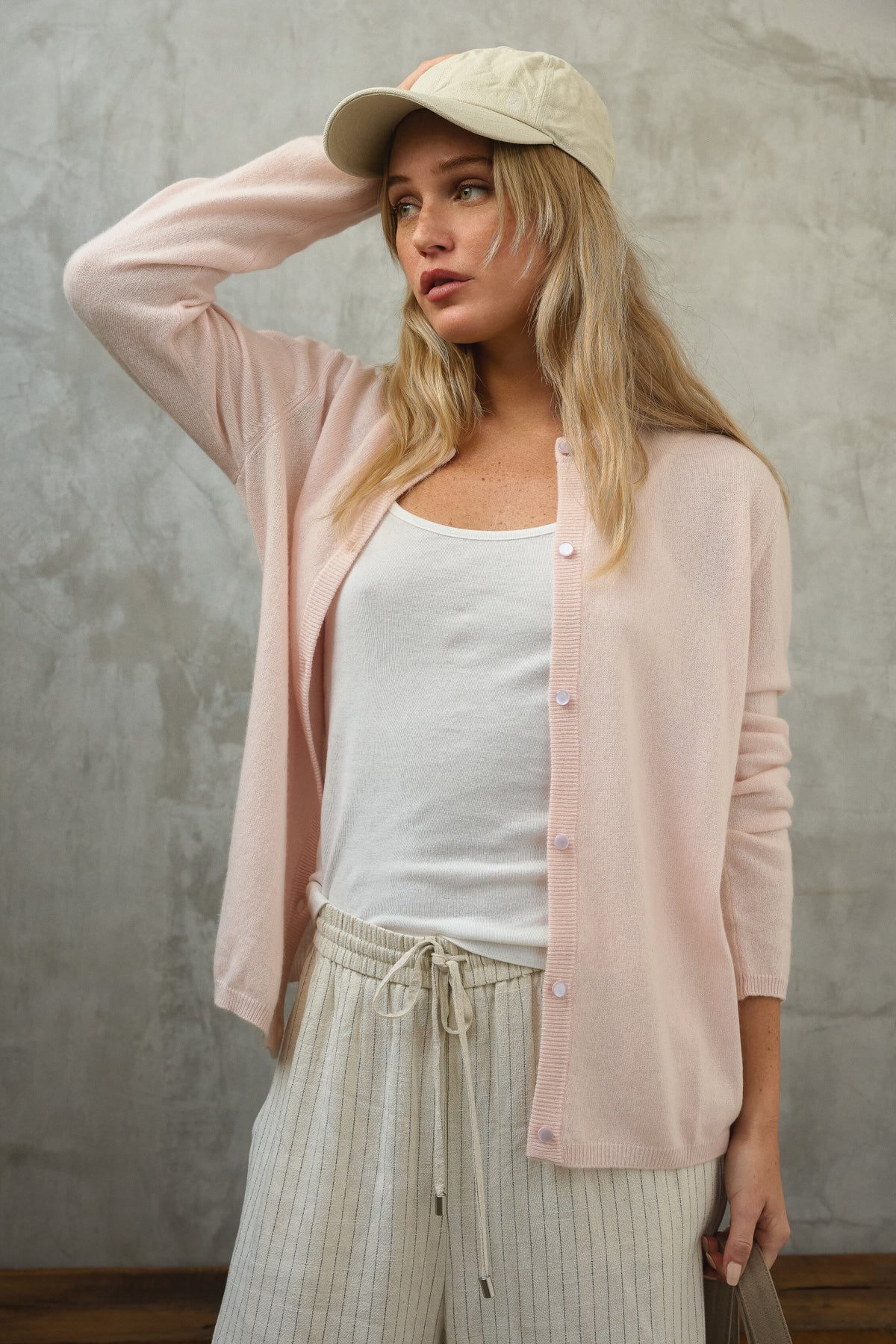 Chloe en cachemire femme - Vue 6 - rose pâle - Mahogany
