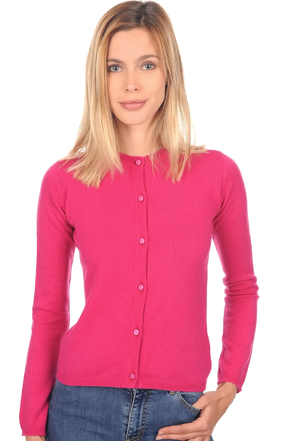 Chloe in kasjmier dames - fuchsia - Mahogany
