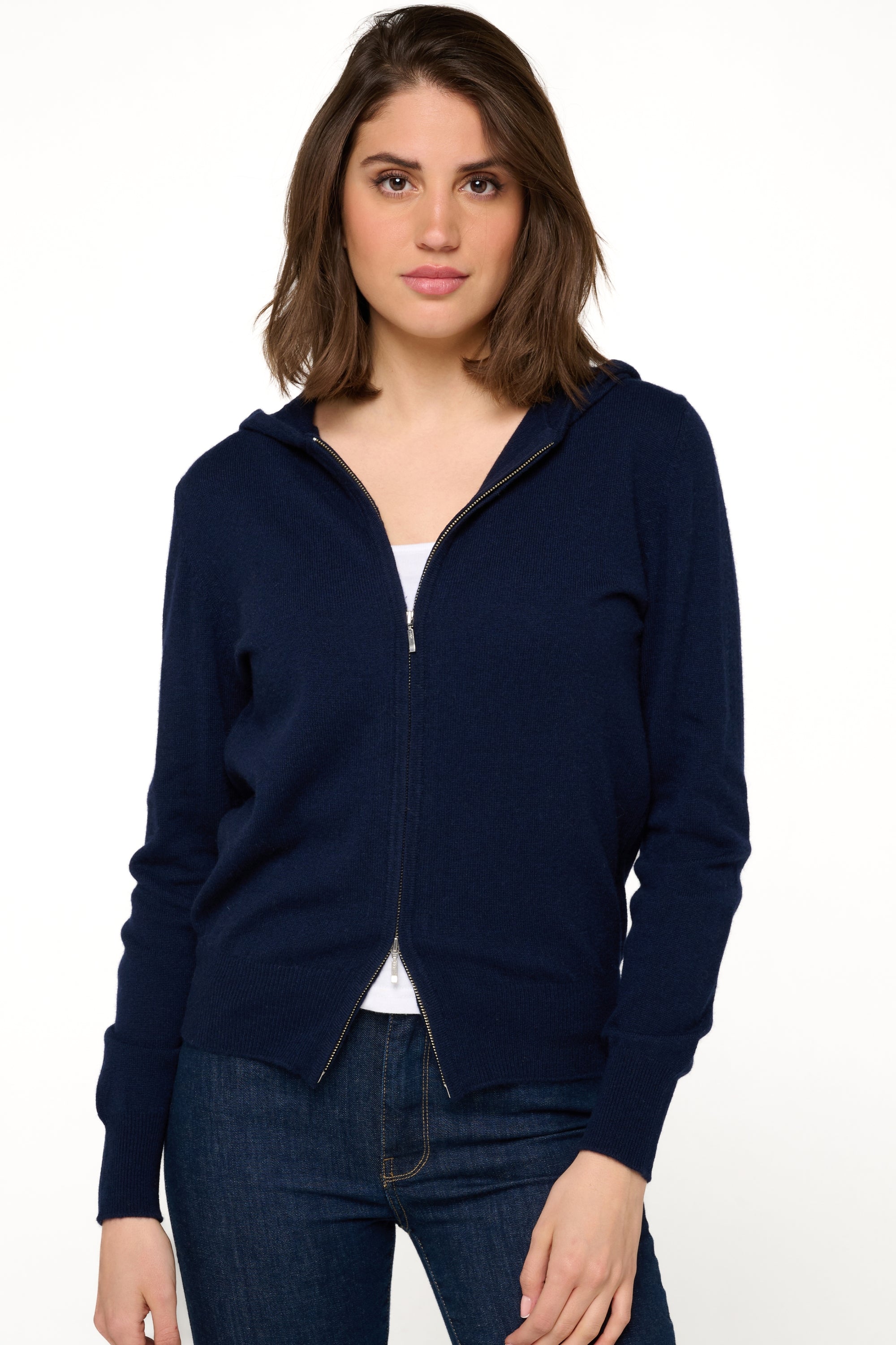 Louanne in kasjmier dames - donkerblauw - Mahogany