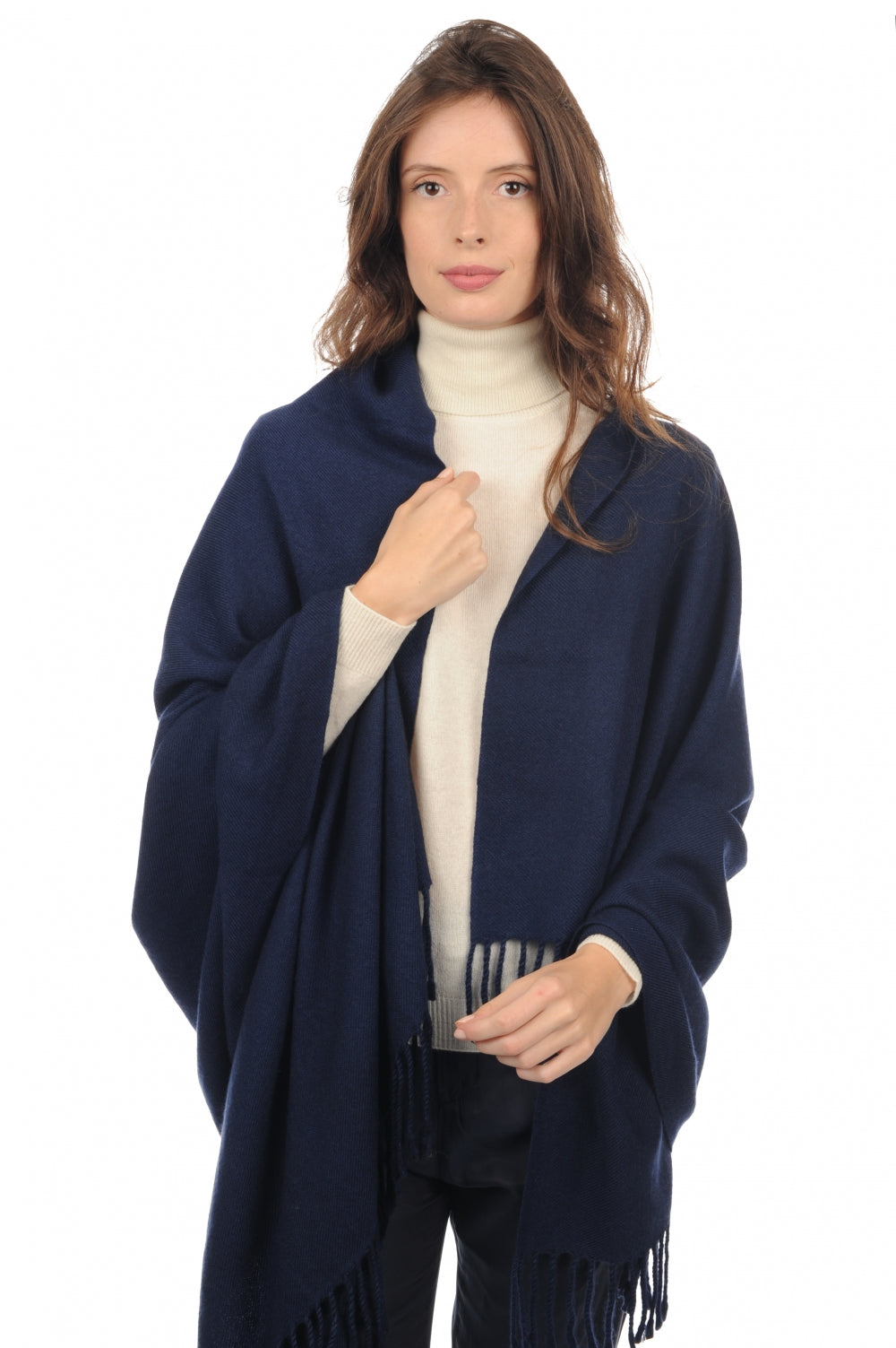 Niry in kasjmier dames - marineblauw - Mahogany