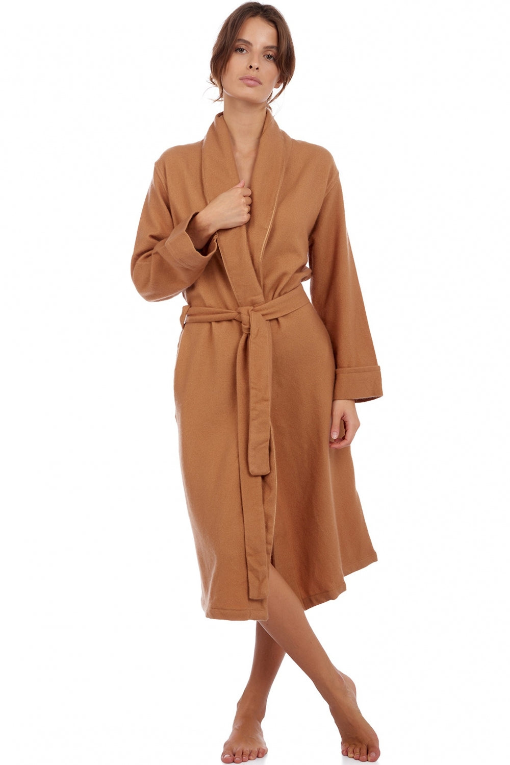 Mylady en cachemire femme - Vue 1 - camel désert - Mahogany