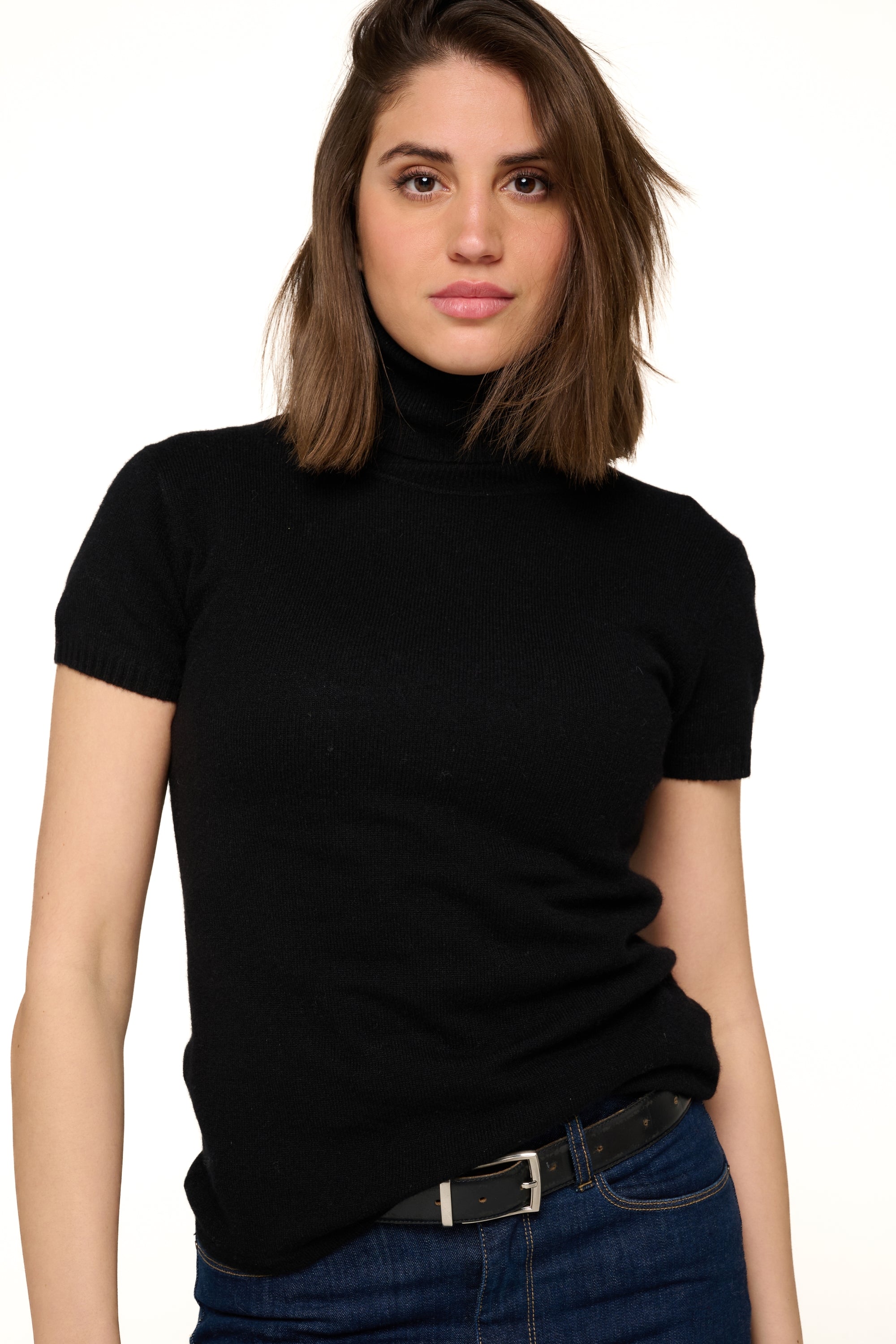 Olivia in kasjmier dames - zwart - Mahogany