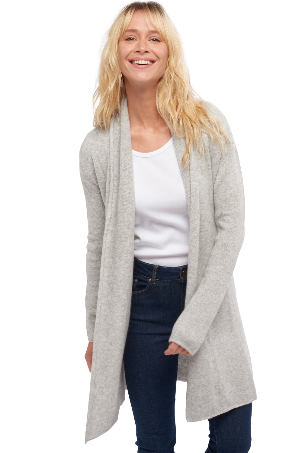 Perla kasjmier damestrui - gemêleerd flanel - Mahogany