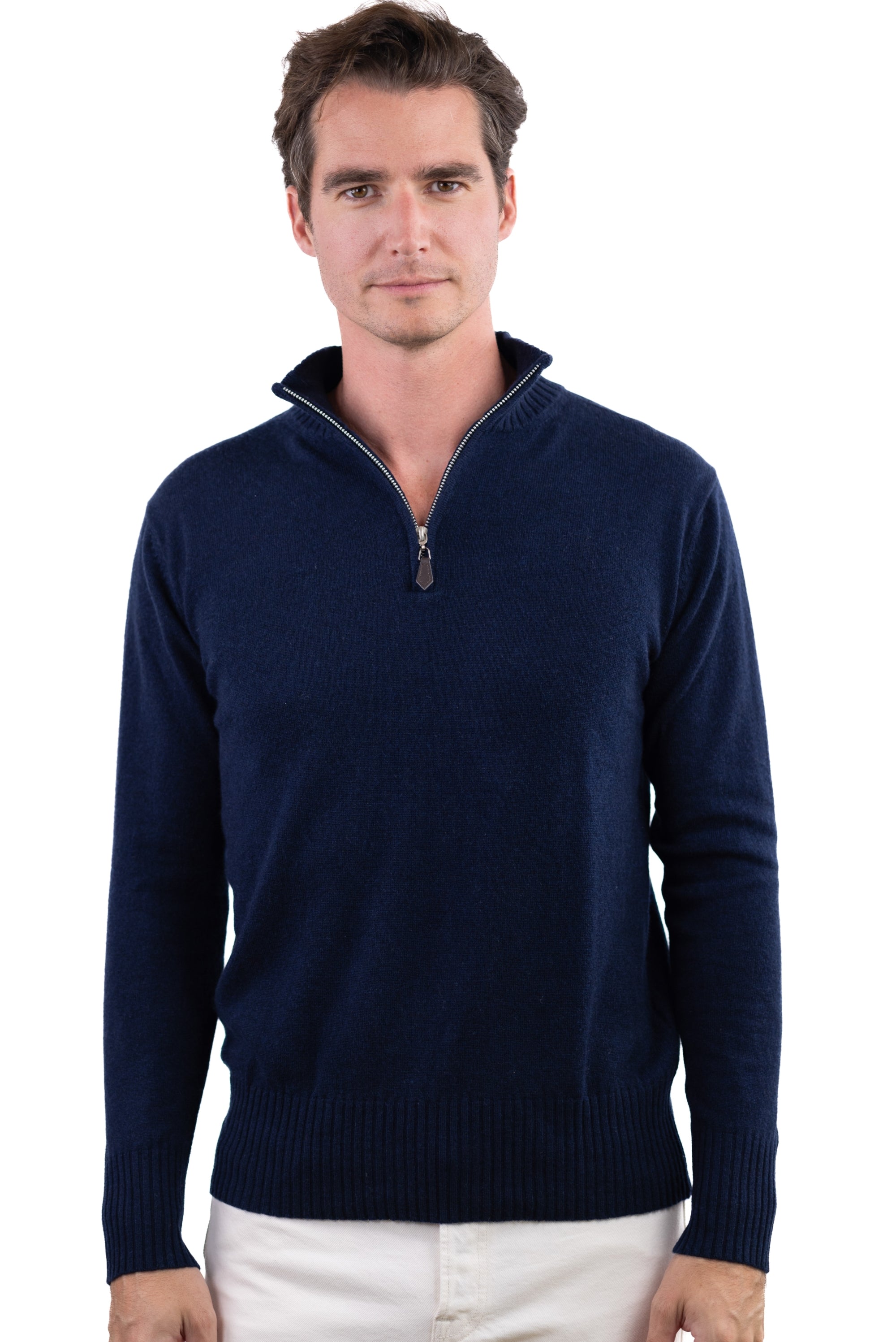 Chazam in kasjmier heren - donkerblauw - Mahogany