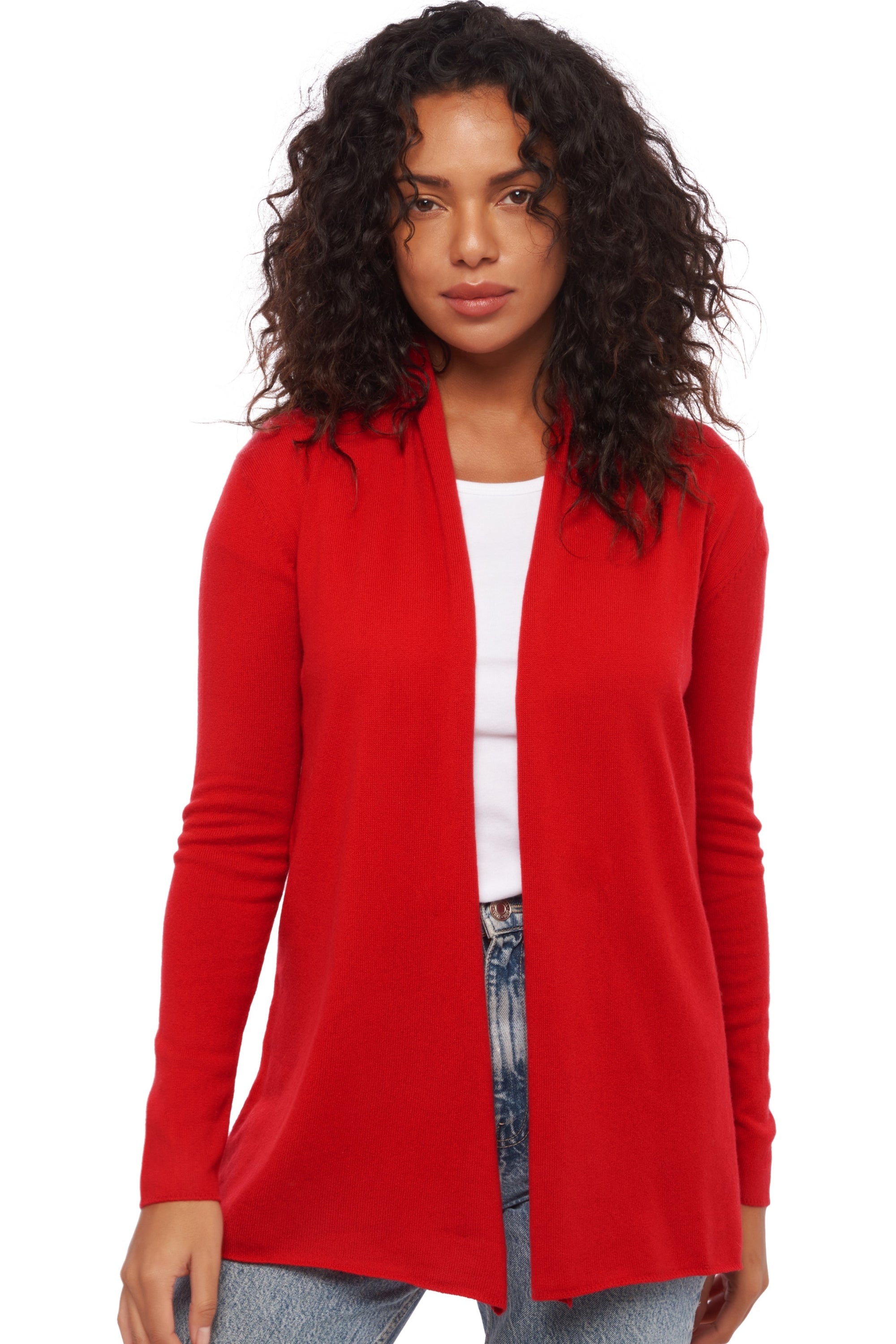 Pucci in kasjmier voor dames - fluweerrood - Mahogany