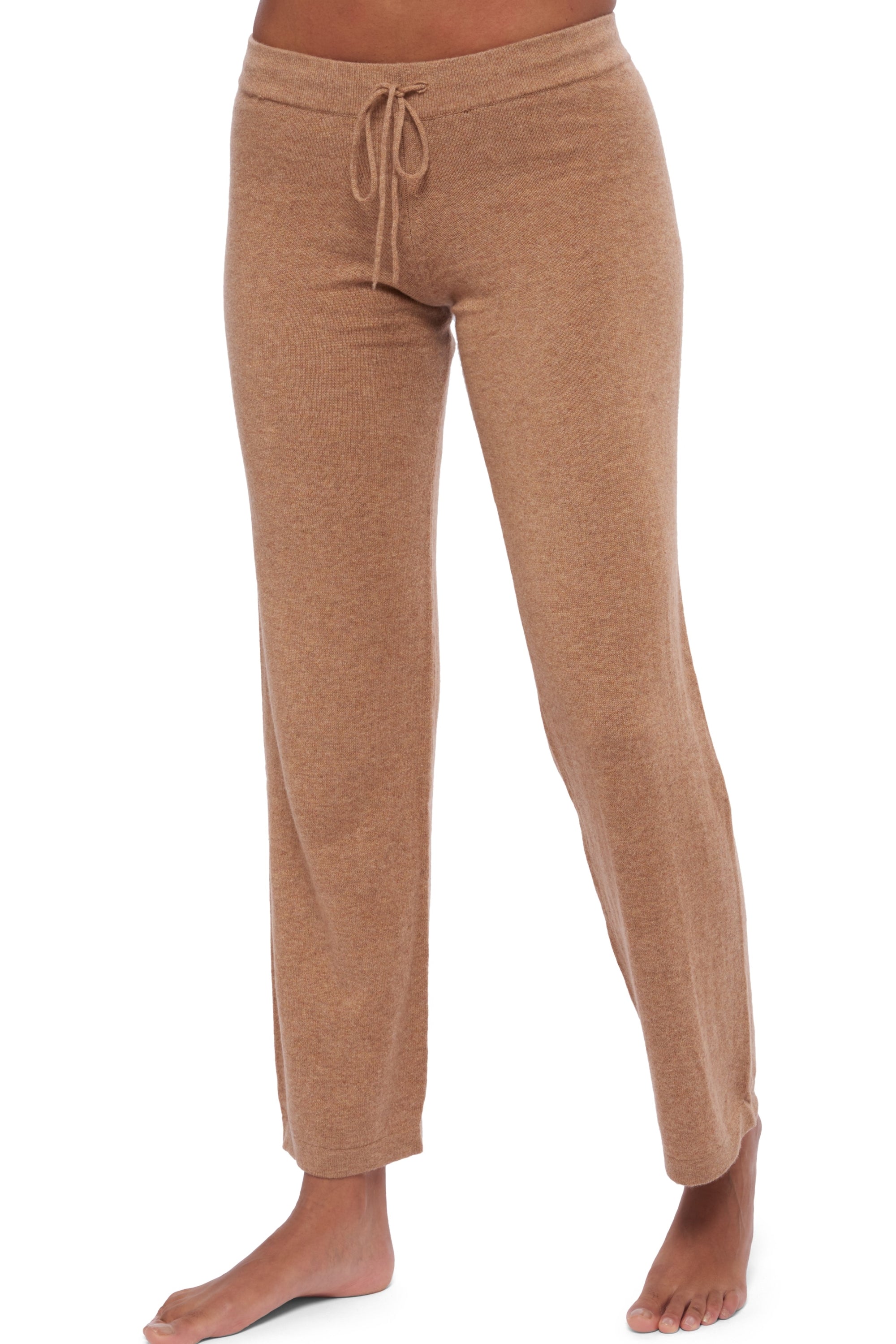 Malice in kasjmier dames - camel chiné - Mahogany