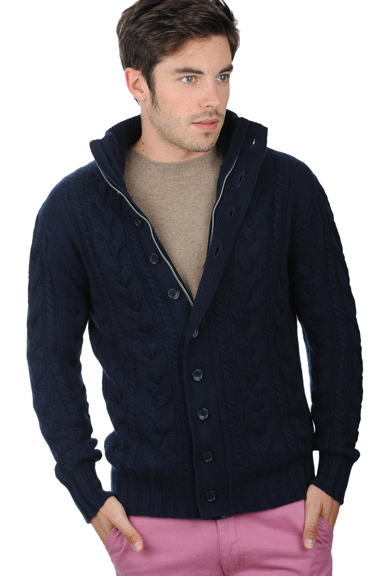 Loris in kasjmier heren - donkerblauw - Mahogany