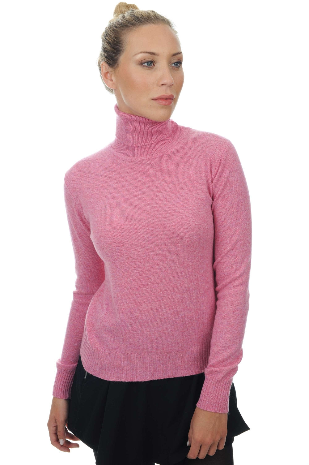 Lili in kasjmier dames - bubble gum - Mahogany