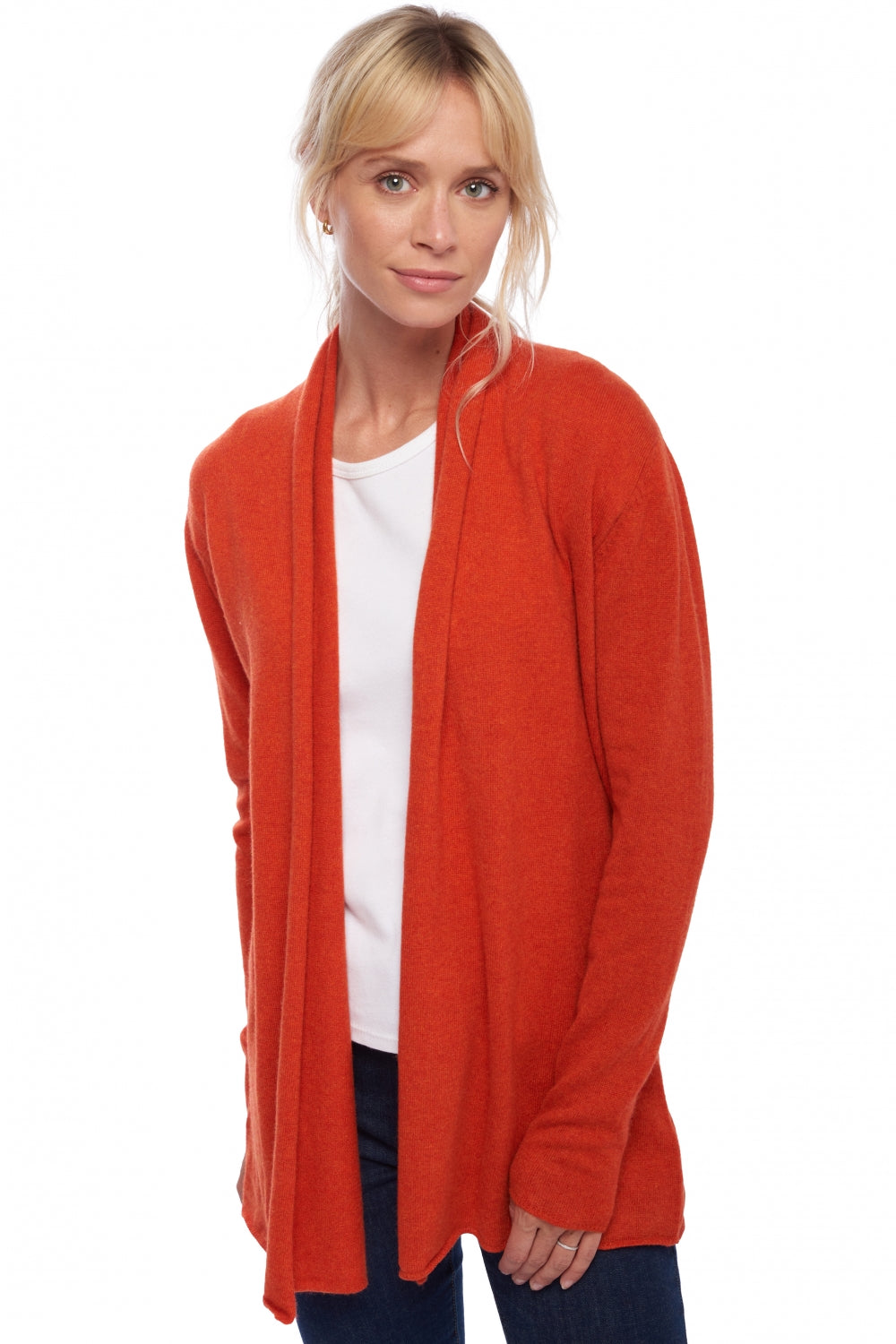 Pucci in kasjmier voor dames - paprika - Mahogany