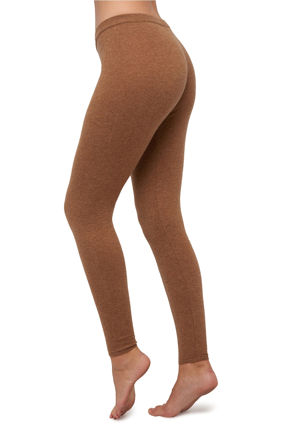 Xelina in kasjmier dames - Aanzicht 1 - gemêleerd camel - Mahogany