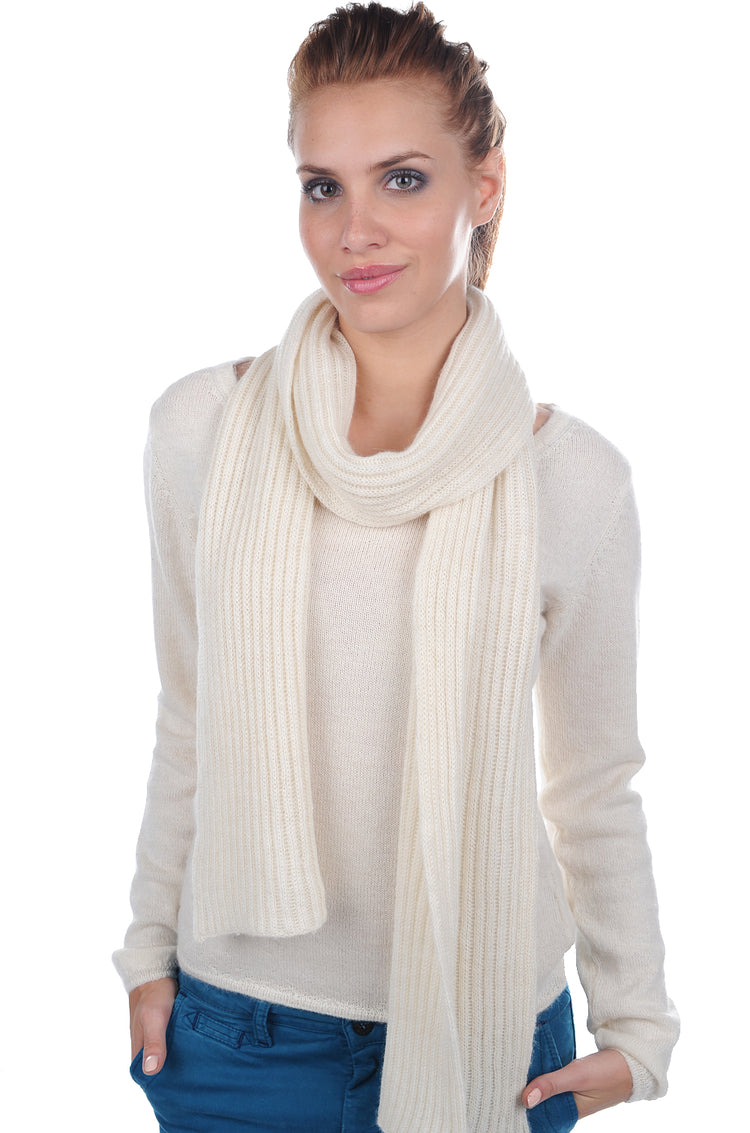Calypso-Alpaga in baby alpaca gemengd - ecru - Mahogany