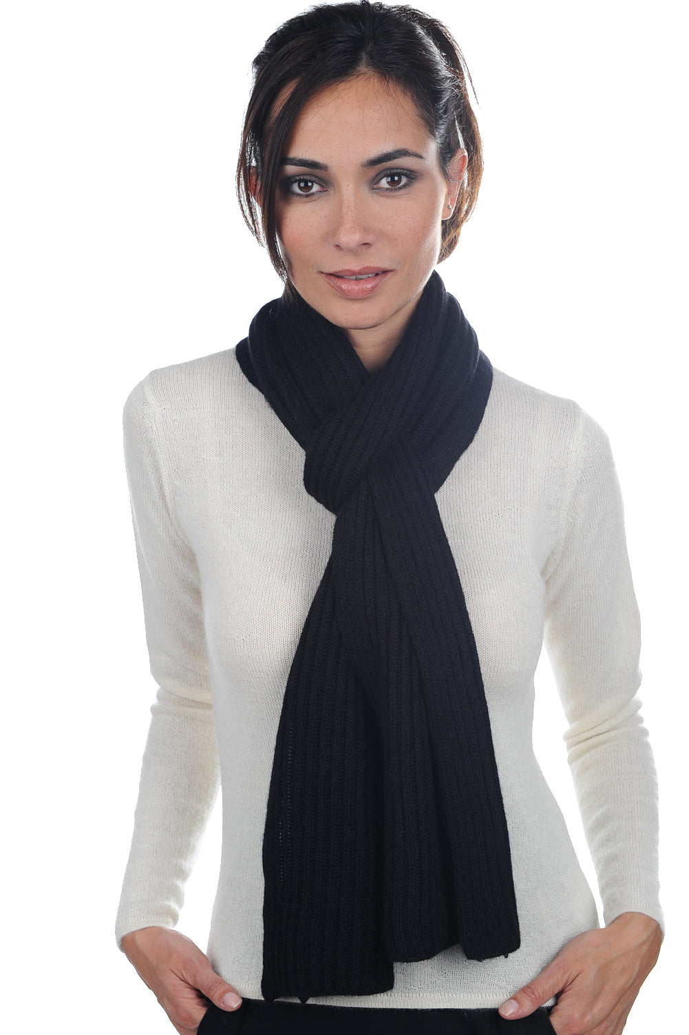 Calypso-Alpaga in baby alpaca gemengd - zwart - Mahogany
