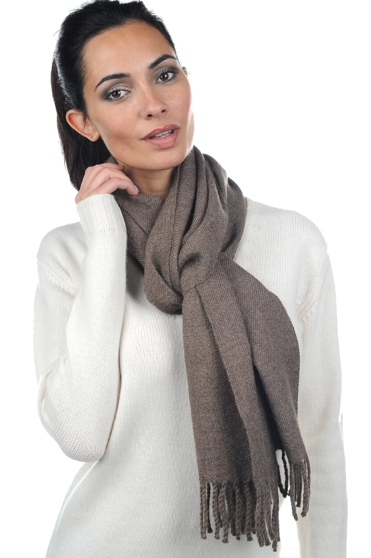 Zak200-Alpaga in baby alpaca unisex - naturel - Mahogany