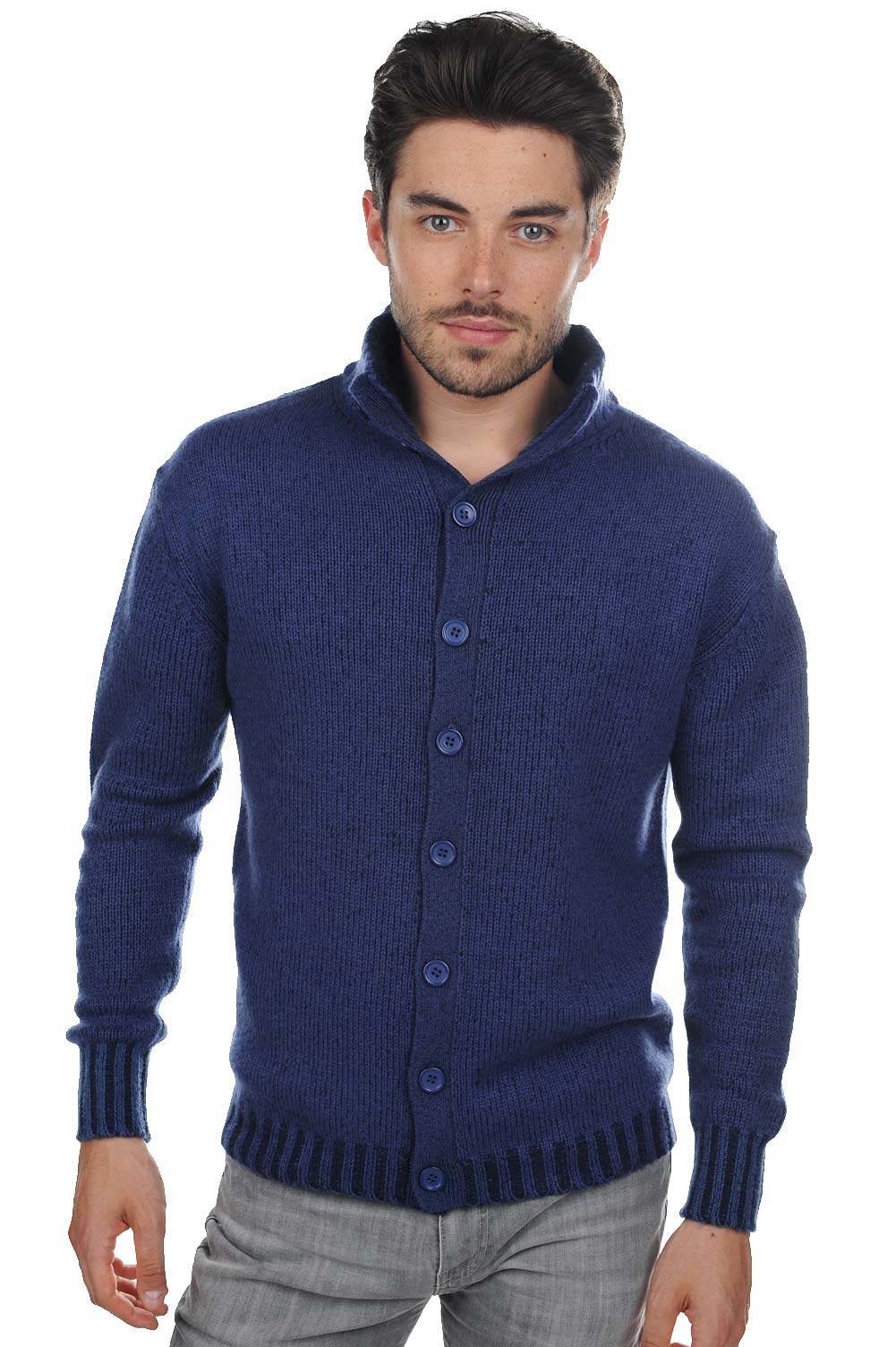 Jo in kasjmier heren - donker marine-mannenblauw - Mahogany