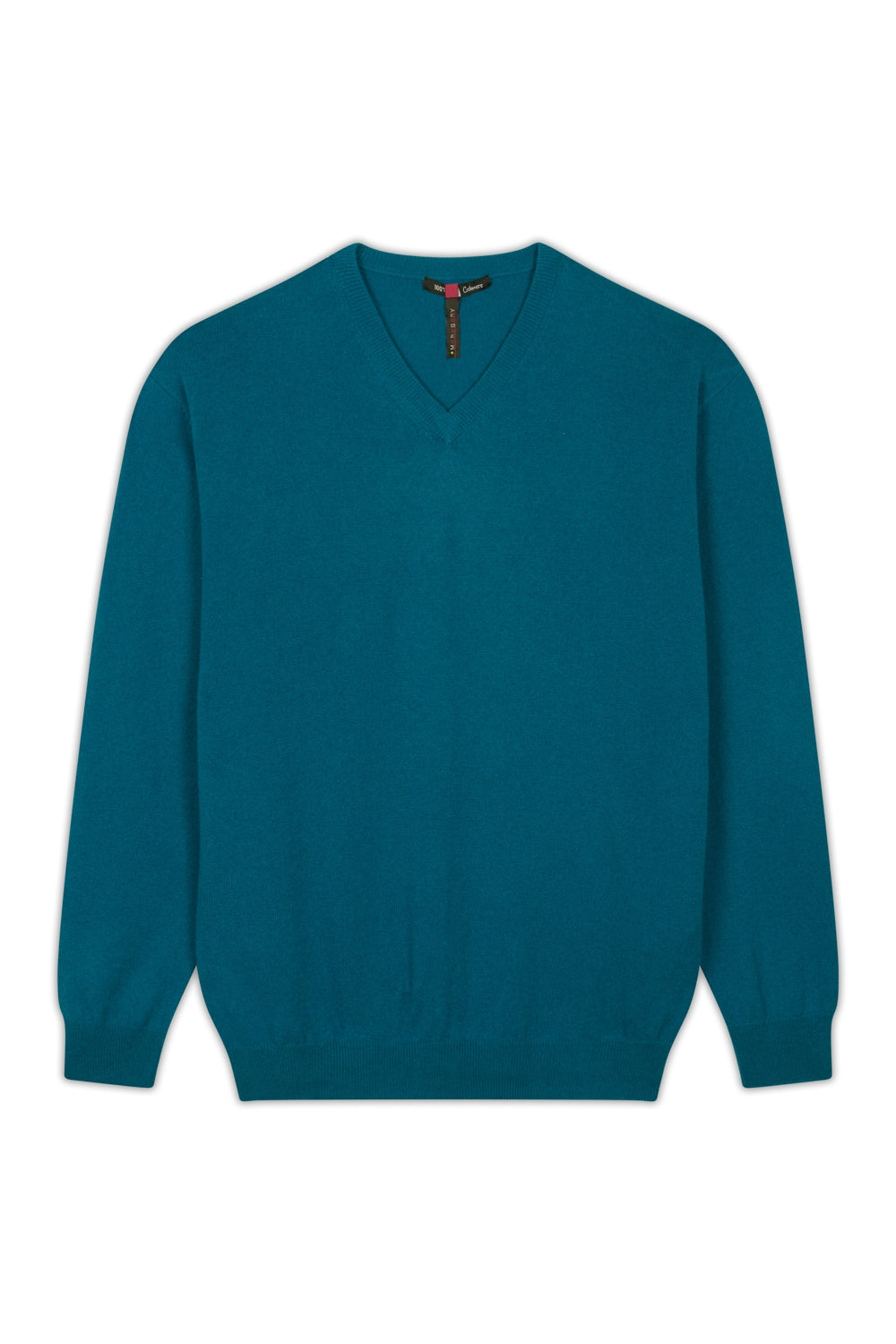 Gaspard in kasjmier heren - eendenblauw - Mahogany