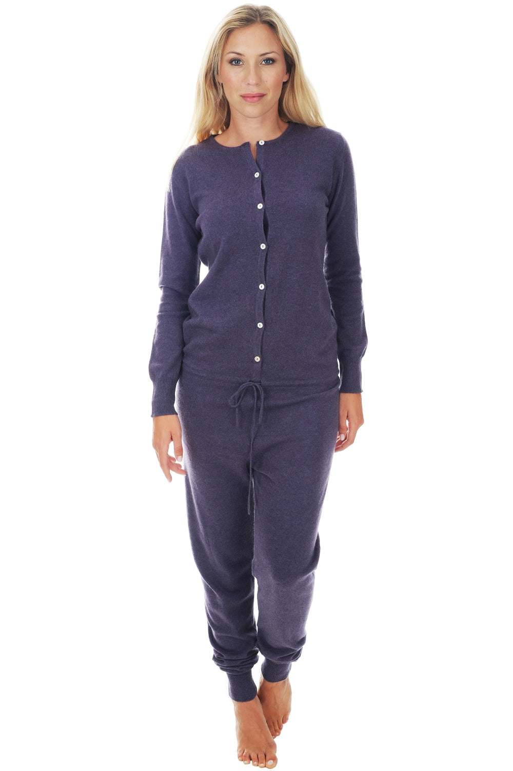 Plume in kasjmier dames - braam - Mahogany