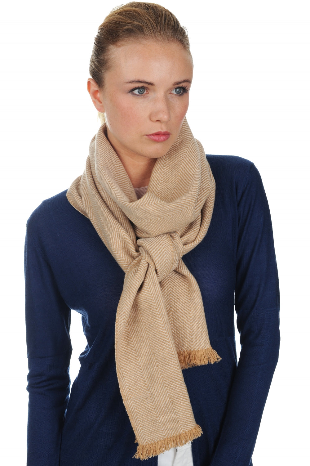 Orage in kasjmier unisex - beige - Mahogany