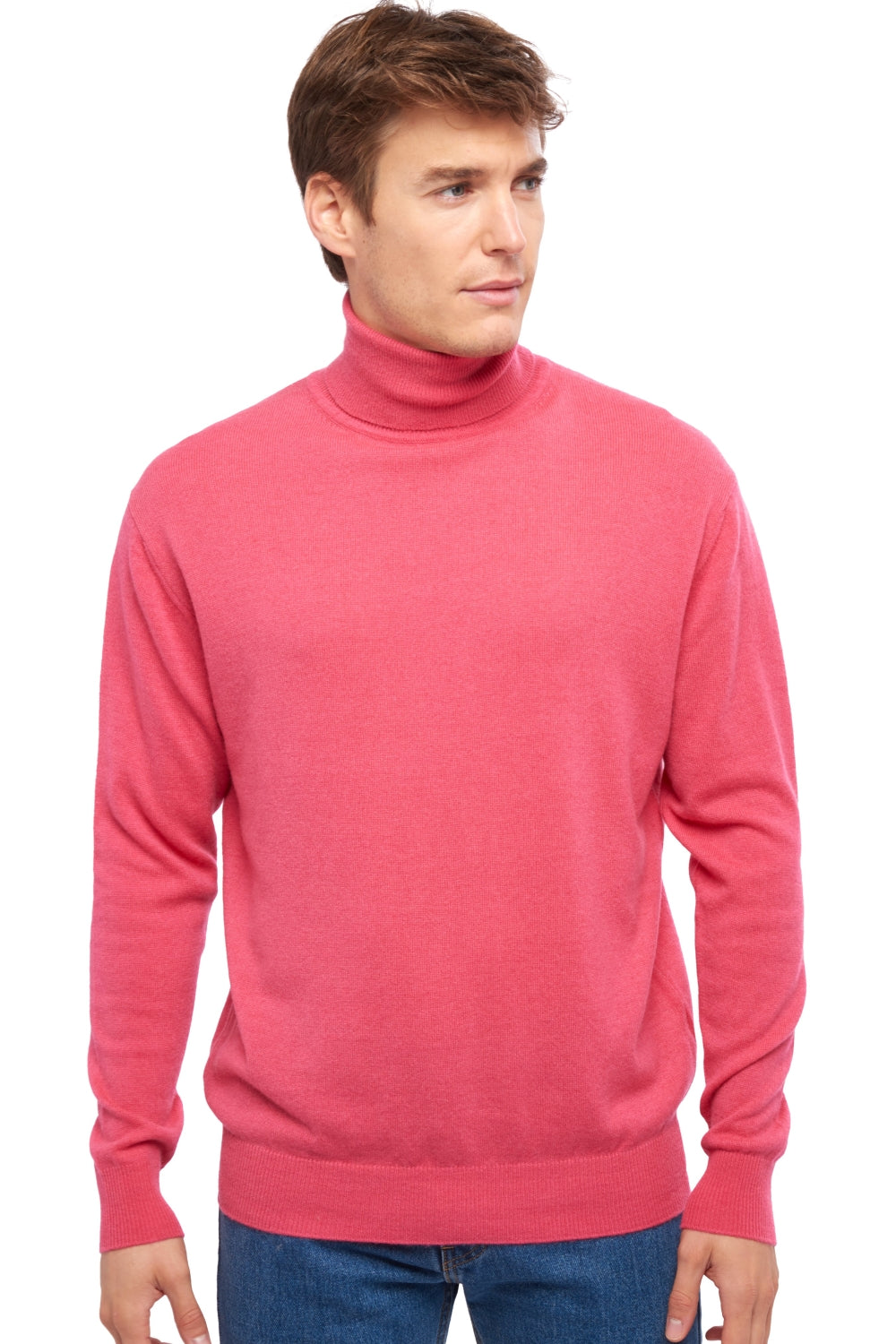 Edgar in kasjmier heren - shocking roze - Mahogany