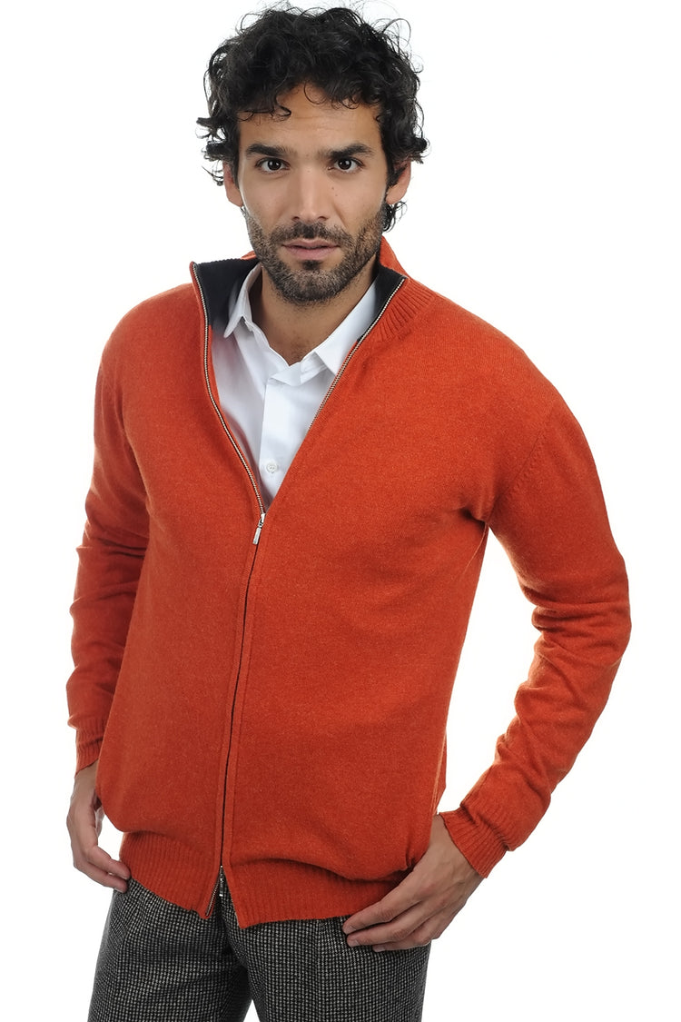 Ronald in kasjmier heren - paprika-antraciet - Mahogany