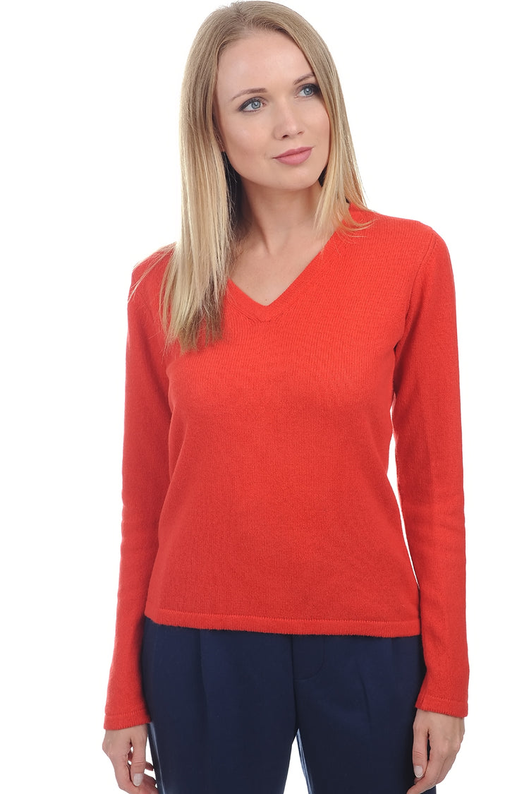 YakEmma in yak voor dames - grenadine - Mahogany