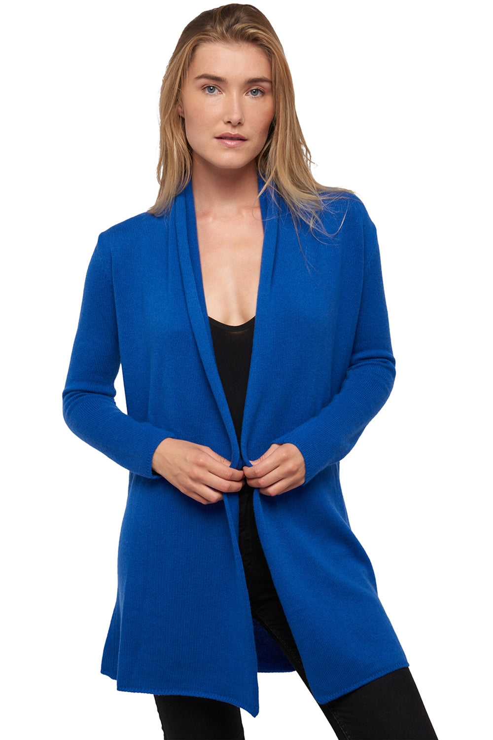 Perla kasjmier damestrui - lapislazuli blauw - Mahogany