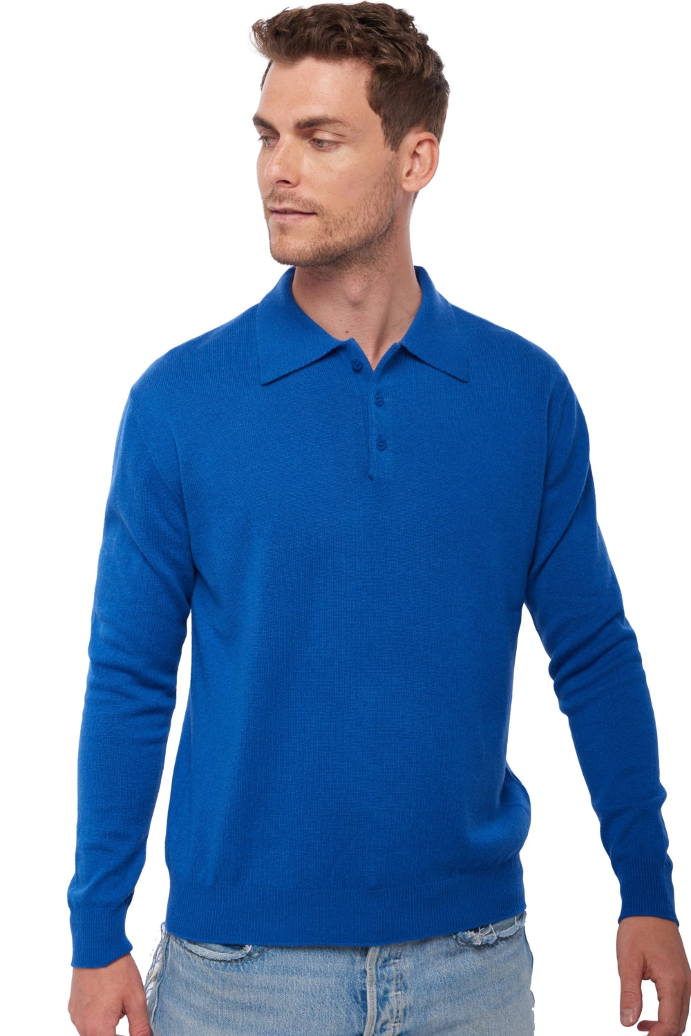 Alexandre in kasjmier heren - lapis blauw - Mahogany