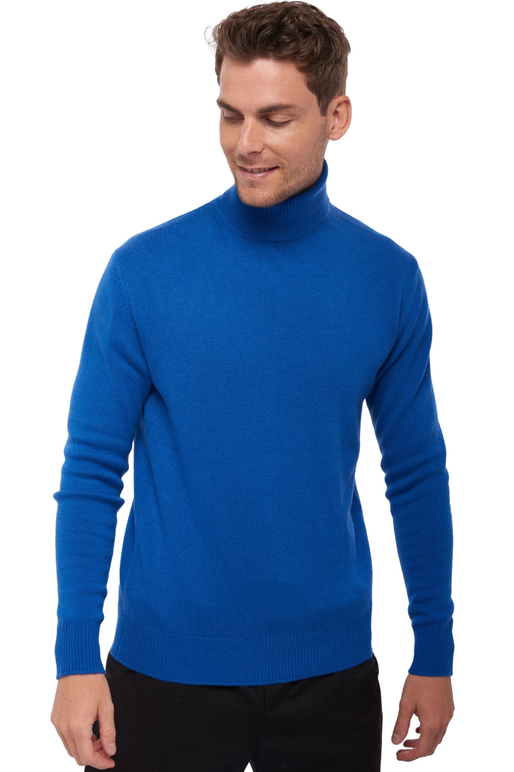Edgar 4F in kasjmier heren - lapis blauw - Mahogany