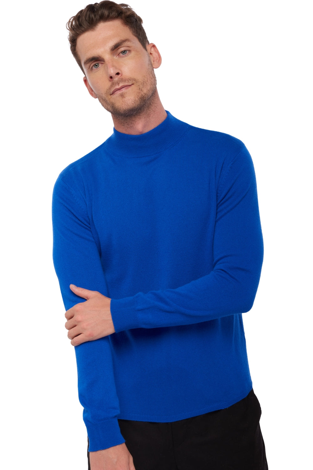 Frederic in kasjmier heren - lapis blauw - Mahogany