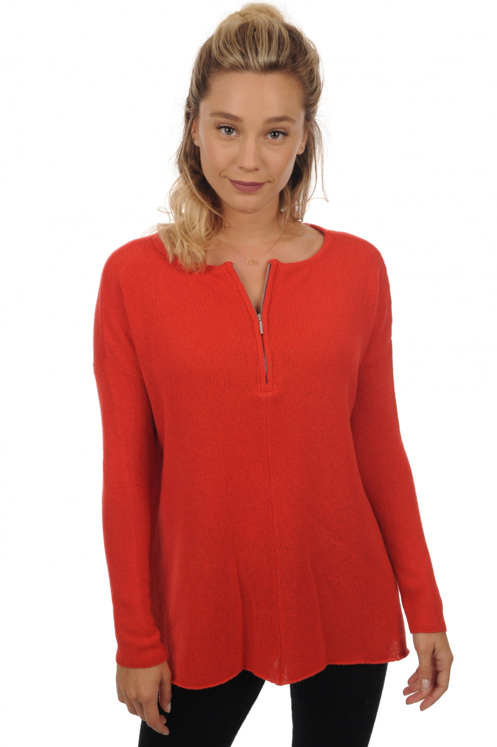 Nadeje in yak voor dames - grenadine - Mahogany