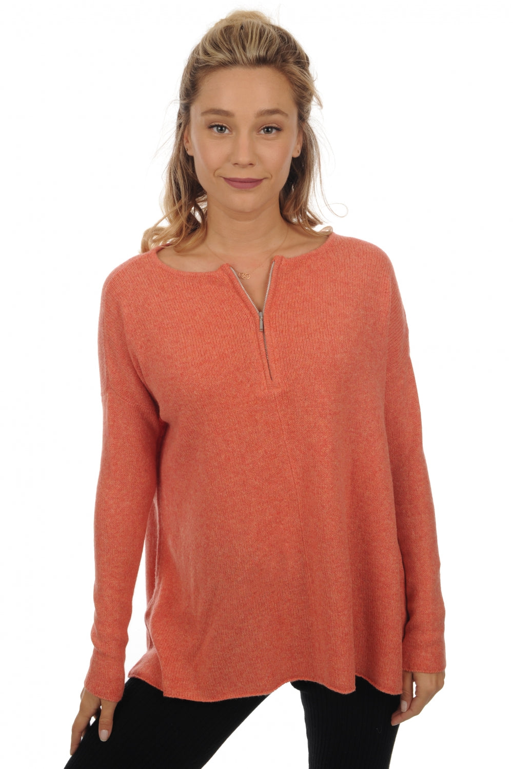 Nadeje in yak voor dames - tender peach - Mahogany