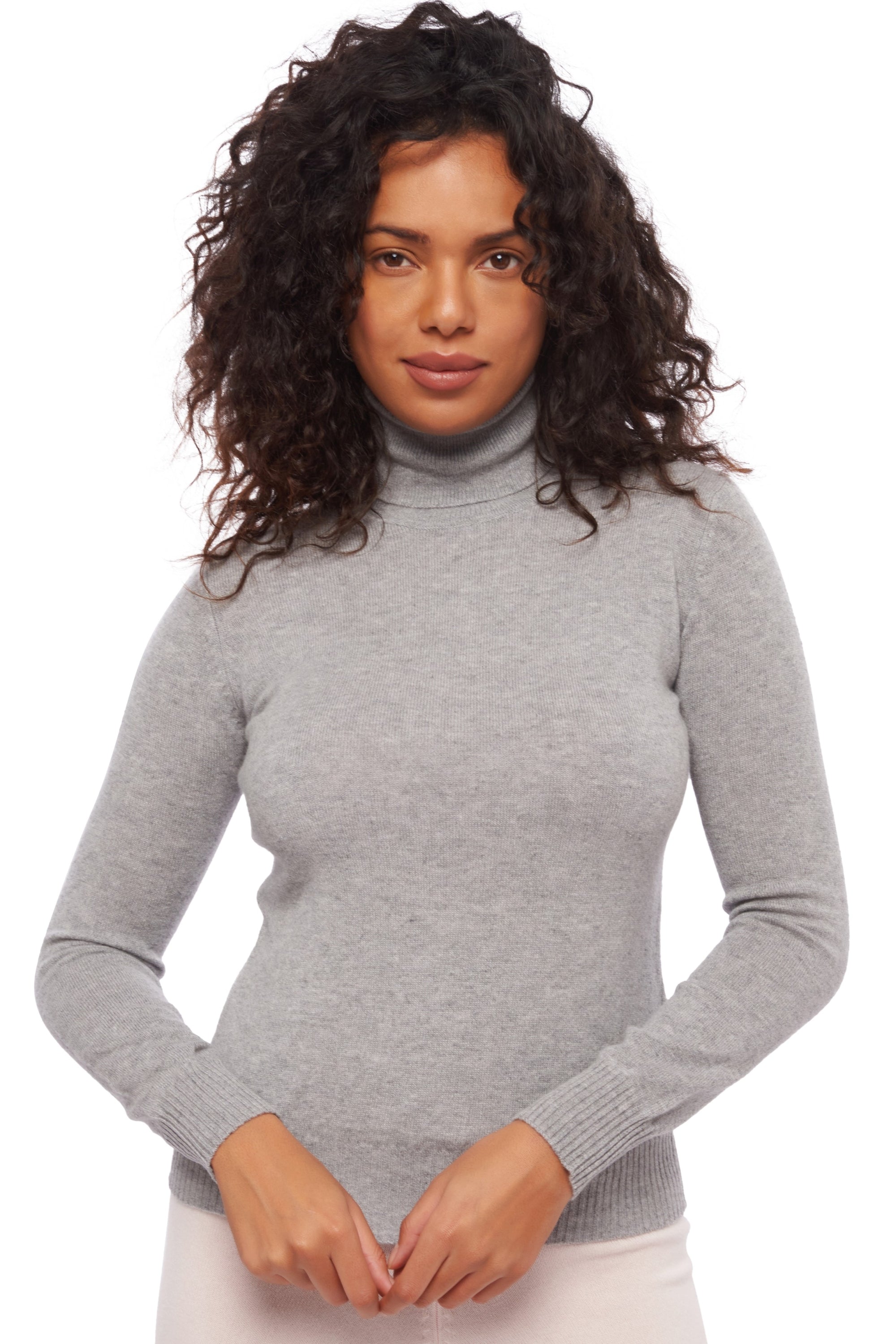 Lili in kasjmier dames - turtledove - Mahogany