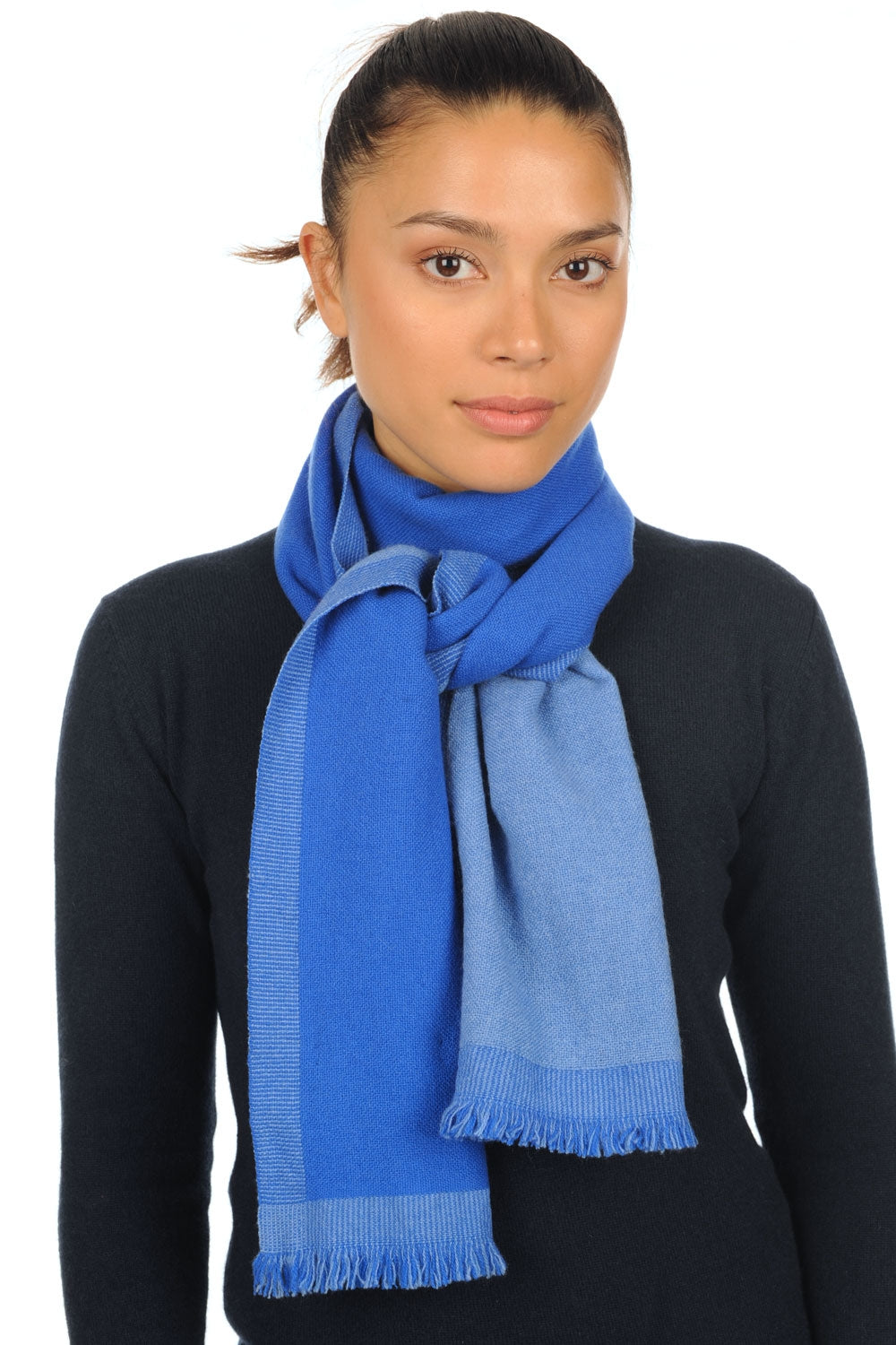 Tonnerre in kasjmier unisex - lapislazuriblauw-gemêleerd blauw - Mahogany