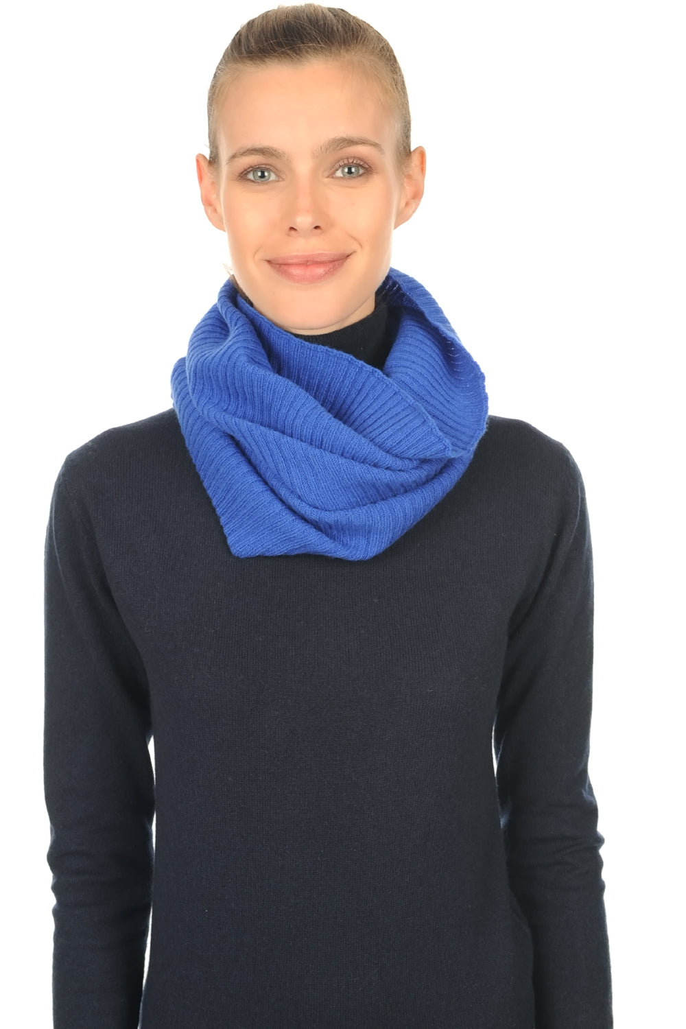 Cerise in kasjmier dames - lapis blauw - Mahogany