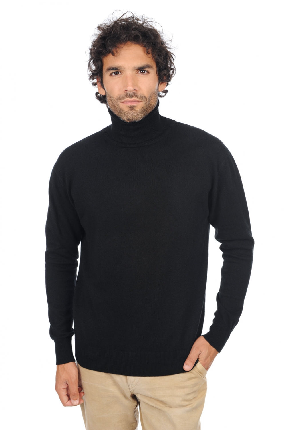 Edgar Premium kasjmier heren - black - Mahogany