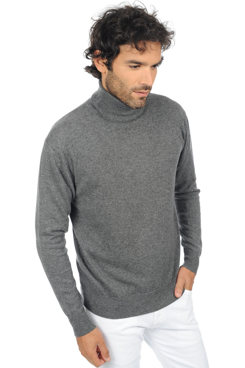 Edgar Premium kasjmier heren - premium graphite - Mahogany