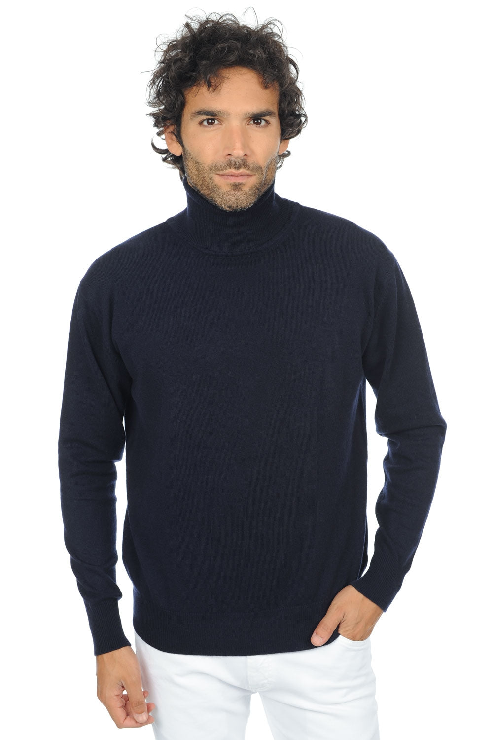 Edgar Premium kasjmier heren - premium navy - Mahogany