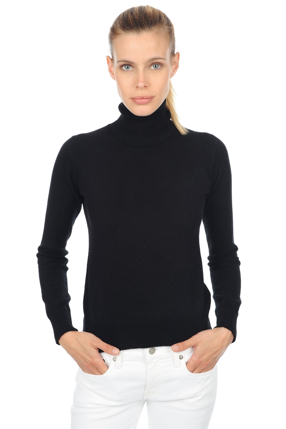 Lili Premium kasjmier dames - black - Mahogany