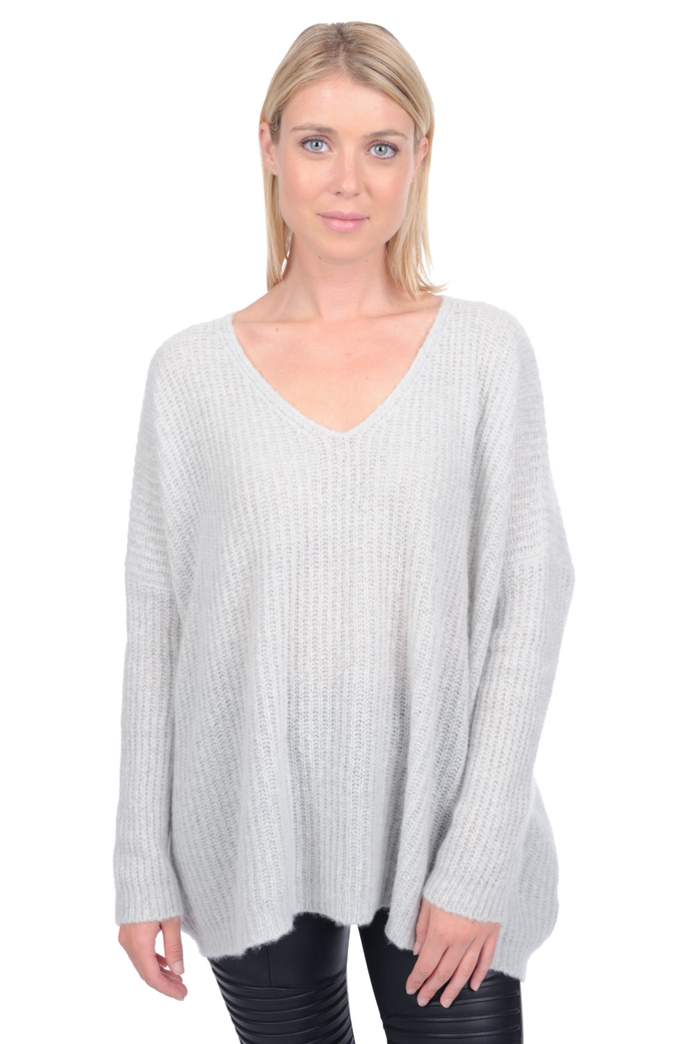 Daenerys in kasjmier dames - mist - Mahogany