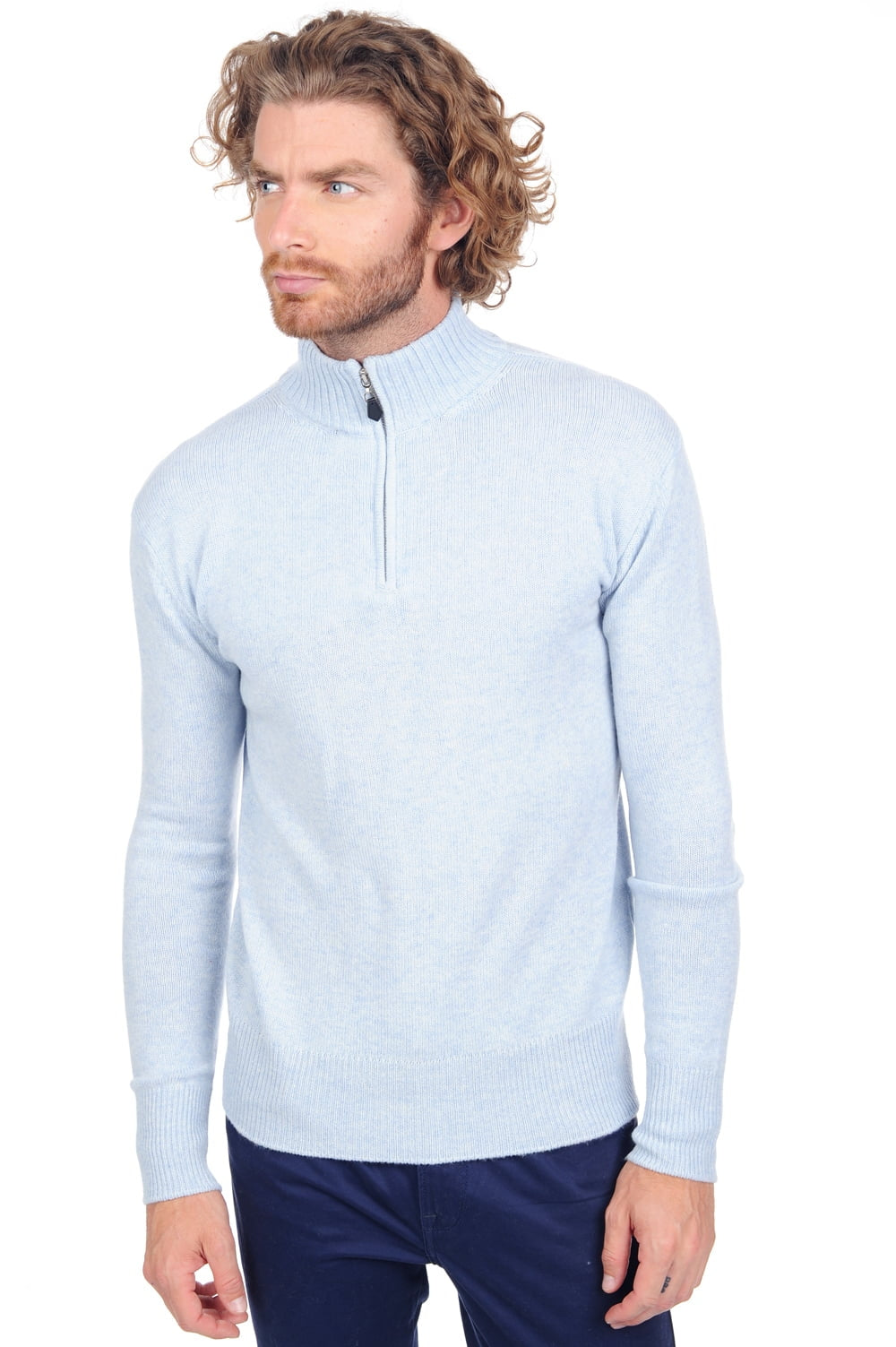 Donovan kasjmier trui heren - arctic - Mahogany