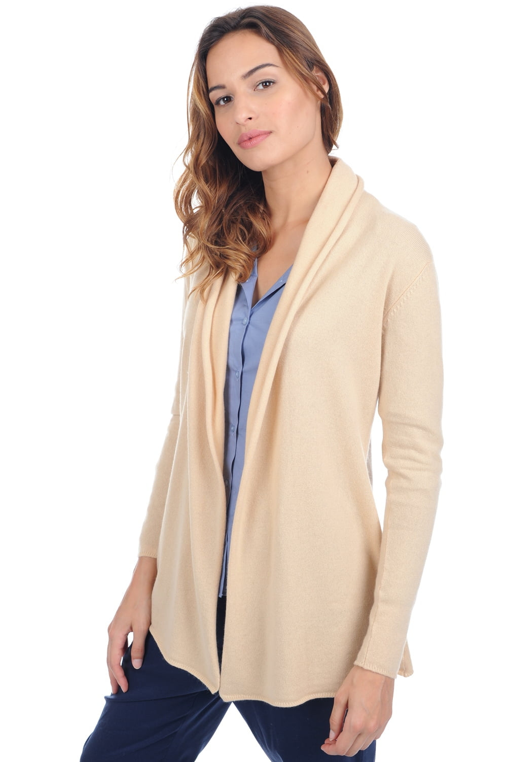 Pucci in kasjmier voor dames - honey - Mahogany
