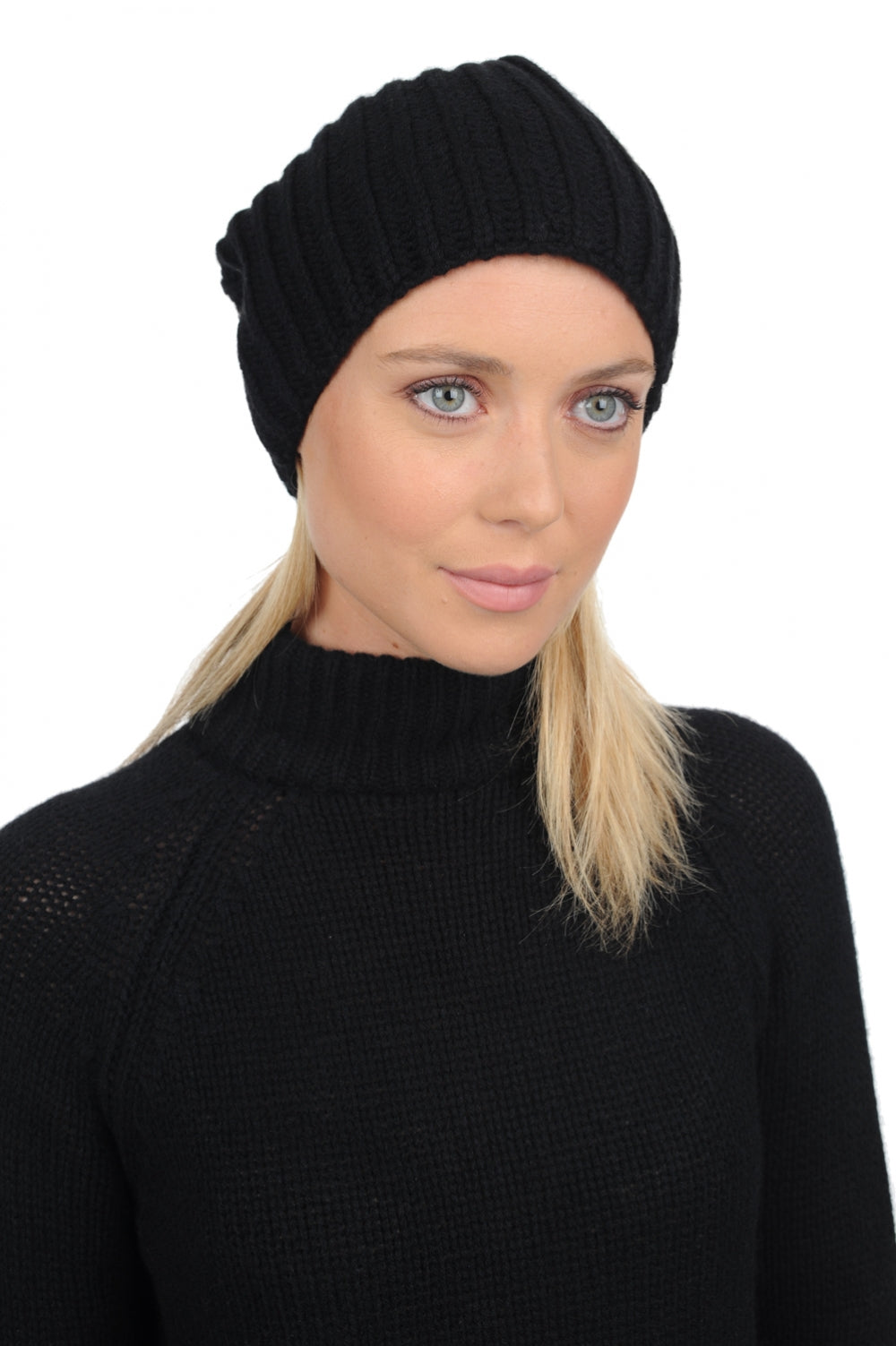 Youpie in kasjmier unisex - zwart - Mahogany