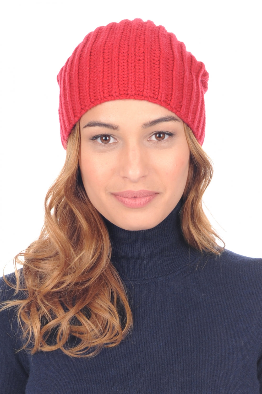 Youpie in kasjmier unisex - rouge velours - Mahogany