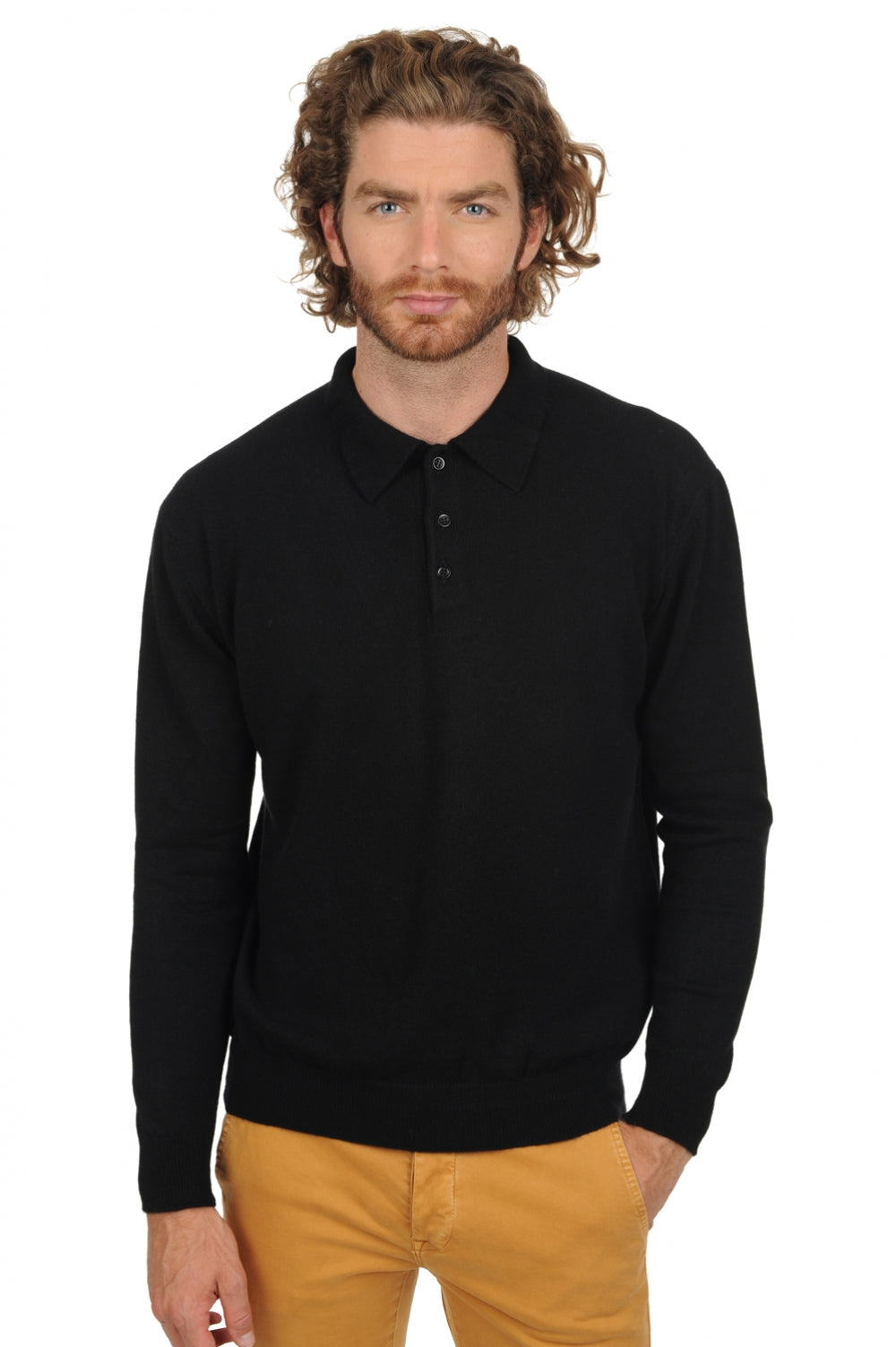 Alexandre Premium in kasjmier voor heren - black - Mahogany